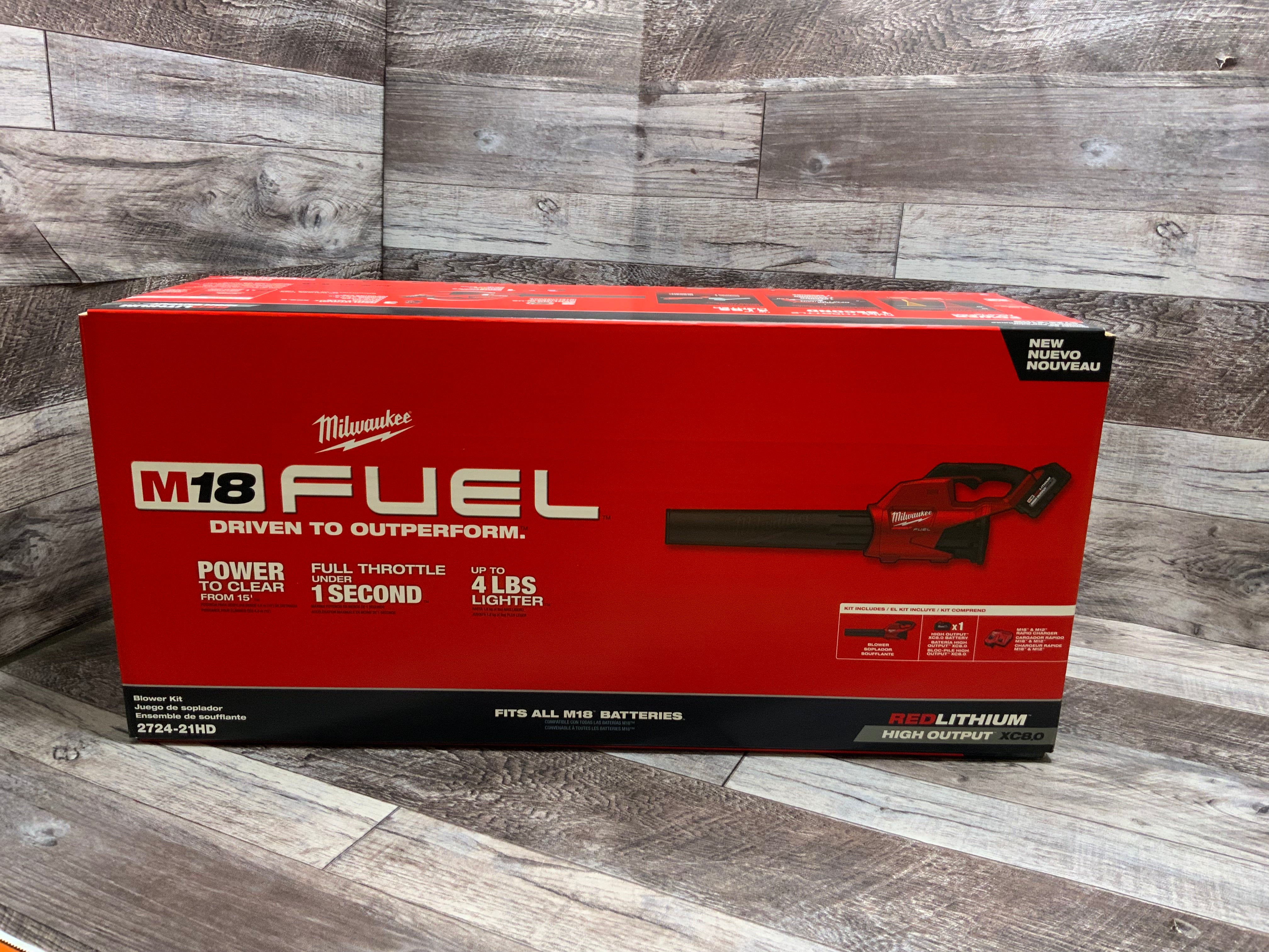 Milwaukee Electric Tools 2724-21HD M18 Fuel Blower Kit (120 Mph) (8161251754222)